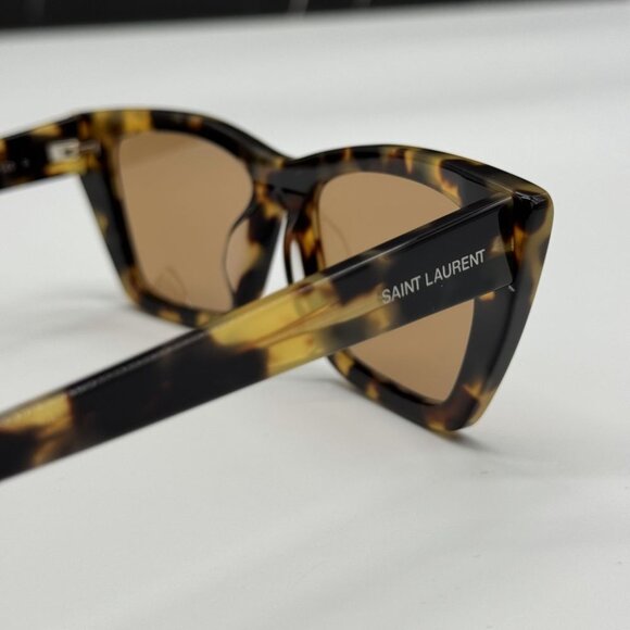 NEW SL276 MICA 037 SAINT LAURENT SUNGLASSES HAVANA EYEWEAR SAINT LAURENT SL 276 - Picture 10 of 13